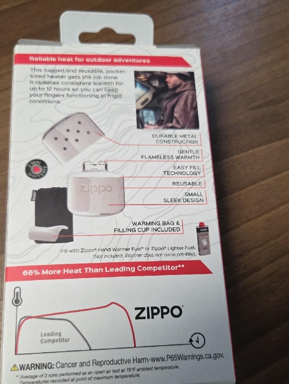 Zippo Mossy Oak Camo 12-Hour Refillable Hand Warmer - Picture 2 of 3